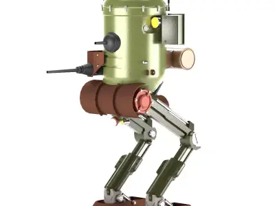 Fighting mech of the republic 3D model