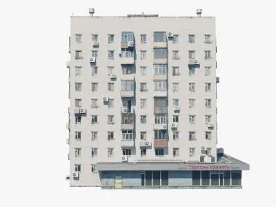 Brezhnevki Naberezhnaya Lenina 27 3D model