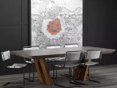 Dining room cocorepublic 3D model