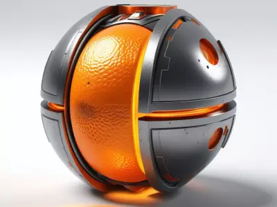 Futuristic Energy Cell 3D Model 3D model buy