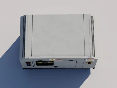 Electrical Box 09 Low-poly 3D model