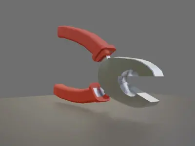 Cutting Pliers Tool Workshop - Ferramenta Alicate de Corte Low-poly 3D model
