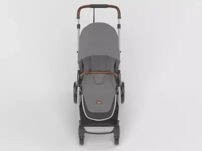 Baby stroller 3D model 3D model 15