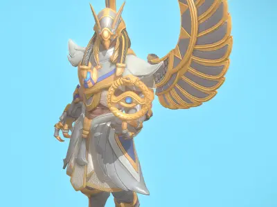 phoenix Low-poly 3D model get