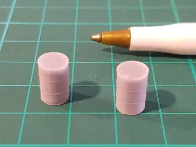 200 LTS OIL BARRELS H0 SCALE TWO TYPES Free 3D print model