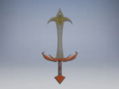 Righteous Beam Low-poly 3D model