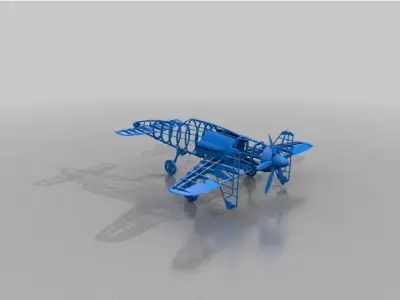 Japaneese Aircraft Bomber 3D print model