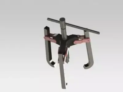 Protec 7-7 Puller manual with three claws  Free 3D model