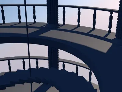 Antique Tower 3D model