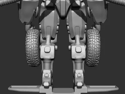 Splinter Robot Low-poly 3D model