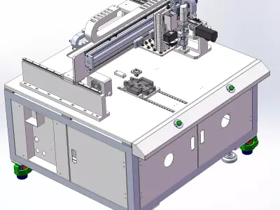Mobile Phone Fingerprint Module Assembly Equipment  3D model