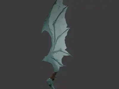 Espada Asa de 3D model