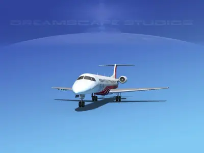Embraer ERJ-145 First Air 3D model