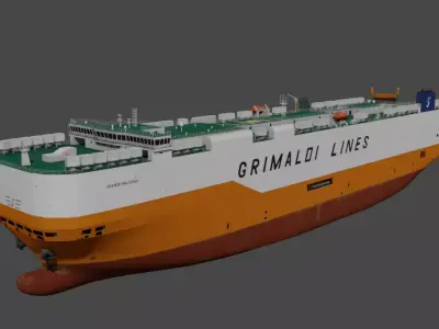GRANDE NEW JERSEY Vehicles Carrier 3D model Low-poly 3D model