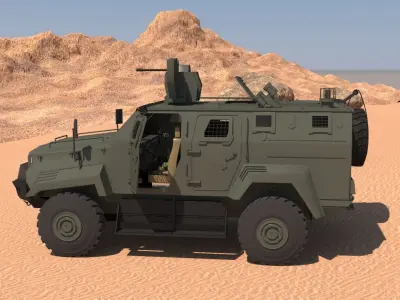 Ejder Yalcin - Armored  Military 3D model