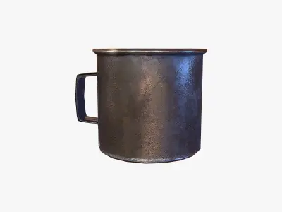 Old Cup  Free low-poly 3D model