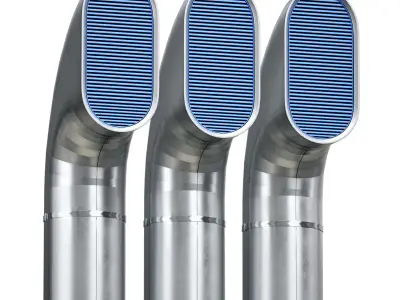 Ventilation pipe 3D model