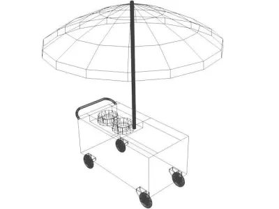 Trade Trolley - Type 1 3D model