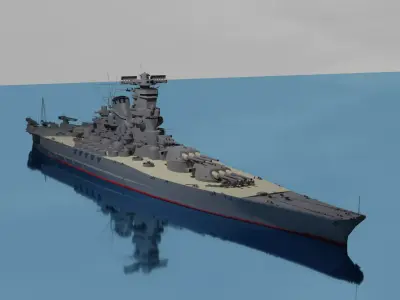 IJN yamato  3D model