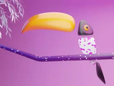 ABSTRACT BIRD Free 3D model
