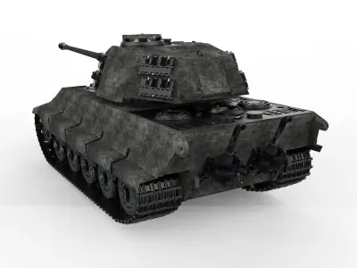 King Tiger 3D model