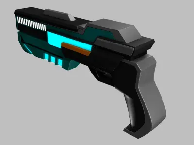 Sci Fi Gun 3D model order