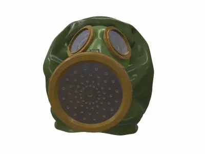 Gas Mask 08 3D model