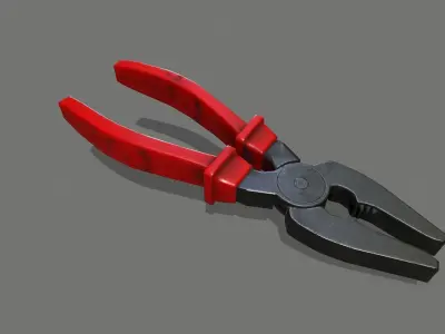 nippers pliers Low-poly 3D model buy