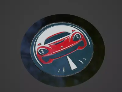 Car Pendant Medallion 3D print model