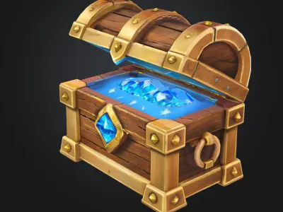 Treasure Chest 3D model get