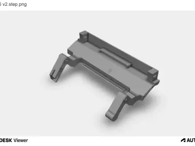 AUDI 80 90 S2 B4 AVANT Tailgate boot handle 8A9827565 3D print model purchase