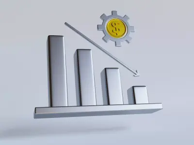 Economic 3d icon Free 3D model