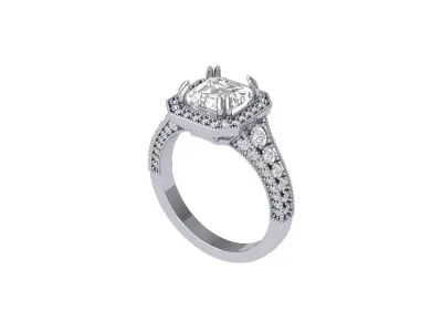 Wedding Ring  3D print model 397