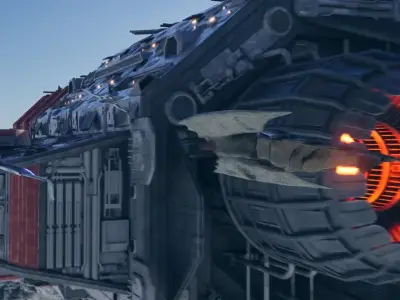 Bullnoir Battlecruiser 3D model