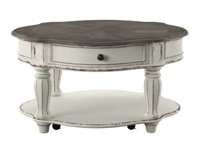 Jovani Wood Wheel Coffee Table  3D model