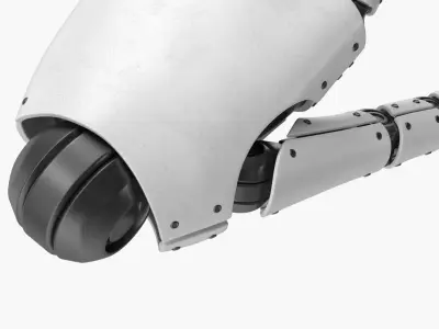 Mechanical Prosthetic Hand Component 3D model