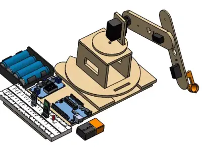 Foundry robot 3D model