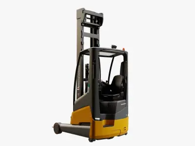 Jungheinrich ETV 216i Reach truck Low-poly 3D model