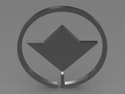PAZ Logo 3D model