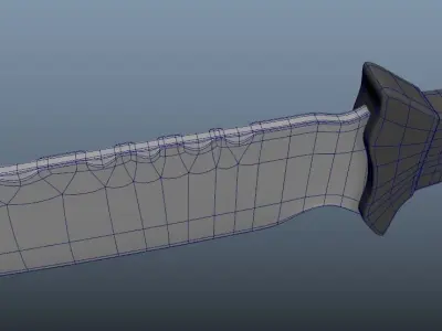 knife 3d model Free 3D model