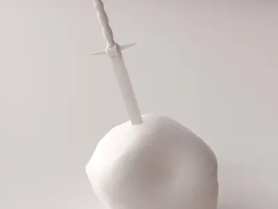 Excalibur sword 3D model order