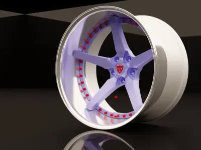 Car Wheel 3D model by JustasR3D from CGTrader
