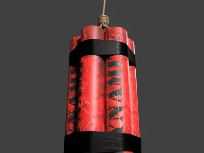 Dynamit dynamite 3D model