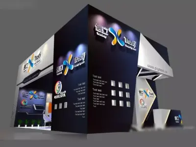 Exhibition - Area - 9X6-3DMAX2009-022 3D model