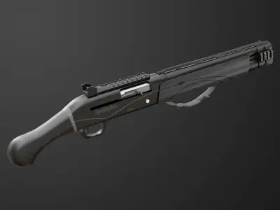 Remington V3 Tac-13  Low-poly 3D model