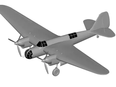 Tupolev SB 3D model