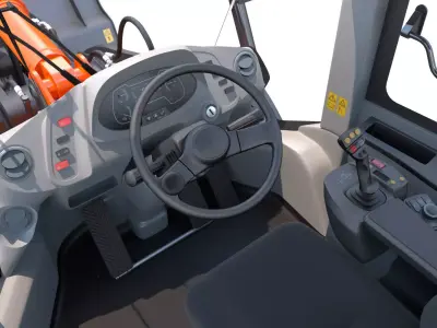 Wheel loader Hitachi ZW180-7 3D model