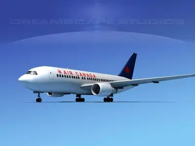 Boeing 767-100 Air Canada 2 3D model