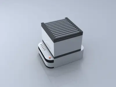 AGV smart robot 3D model