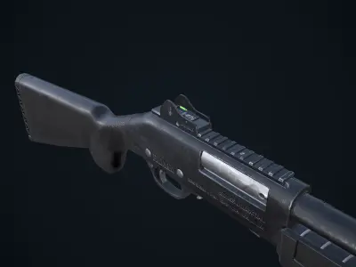 Fabarm Martial SDASS Low-poly 3D model